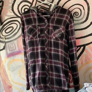 Empyre hooded flannel